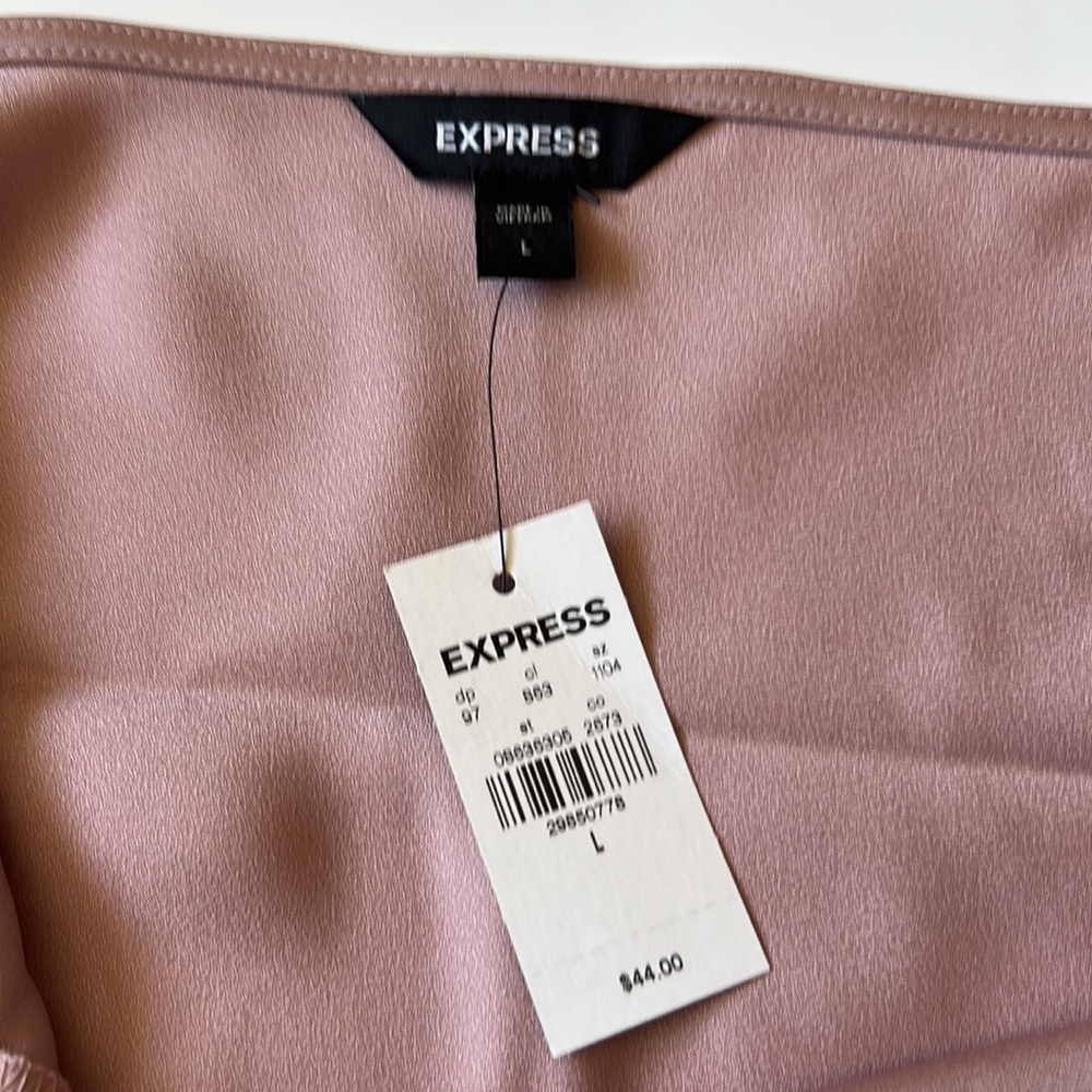 Express Camisole Cowl Neck Blush Pink Size Large - Picture 4 of 4